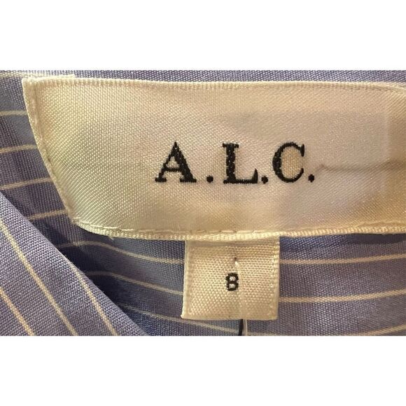 A.L.C. Monica Dress in Vitality Blue & White NWT Size 8 - Picture 3 of 6